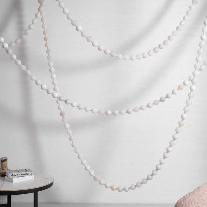 Alabaster Pearl Necklace Chandelier - Simprolos