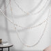 Alabaster Pearl Necklace Chandelier - Simprolos
