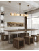 Alabaster Pebble Linear Chandelier - Simprolos