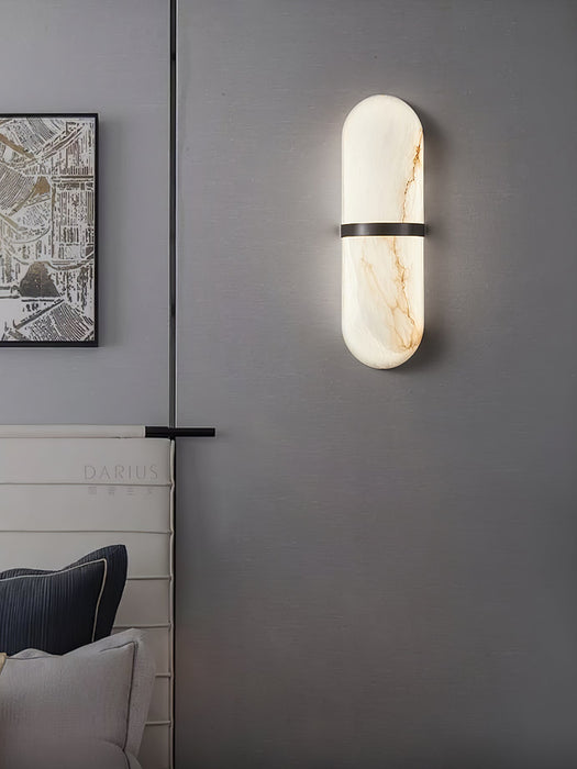 Alabaster Pill Wall Light - Simprolos