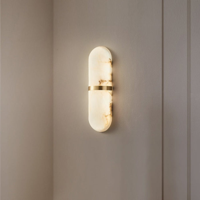 Alabaster Pill Wall Light - Simprolos