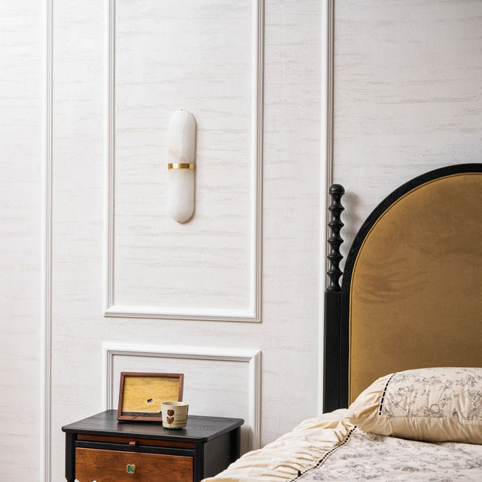 Alabaster Pill Wall Light - Simprolos
