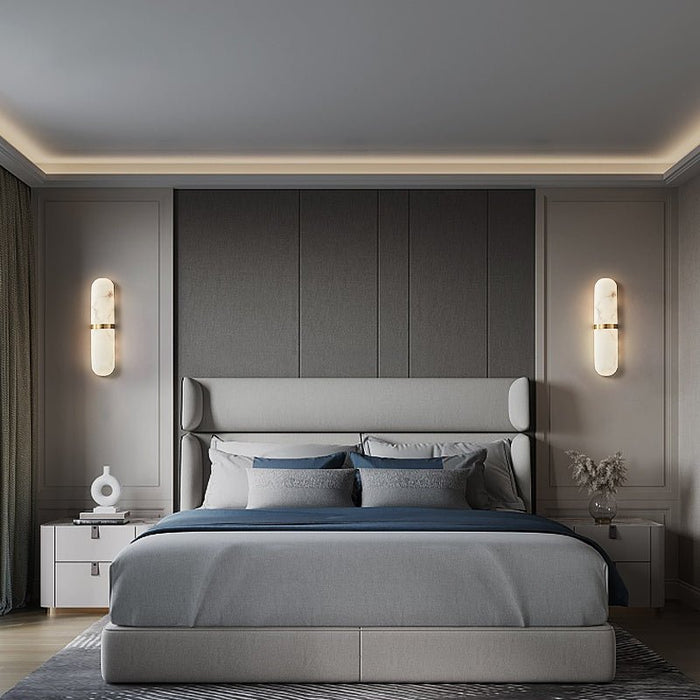 Alabaster Pill Wall Light - Simprolos