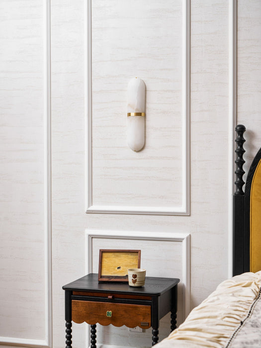 Alabaster Pill Wall Light - Simprolos