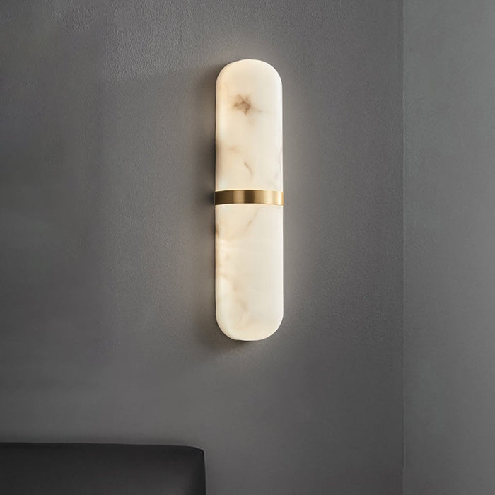 Alabaster Pill Wall Light - Simprolos