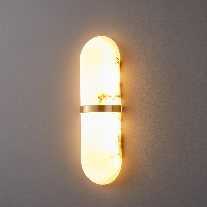 Alabaster Pill Wall Light - Simprolos