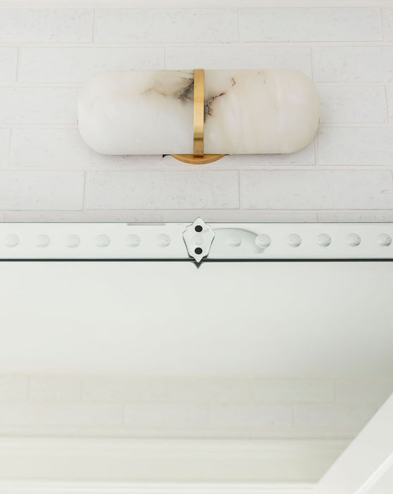 Alabaster Pill Wall Light - Simprolos