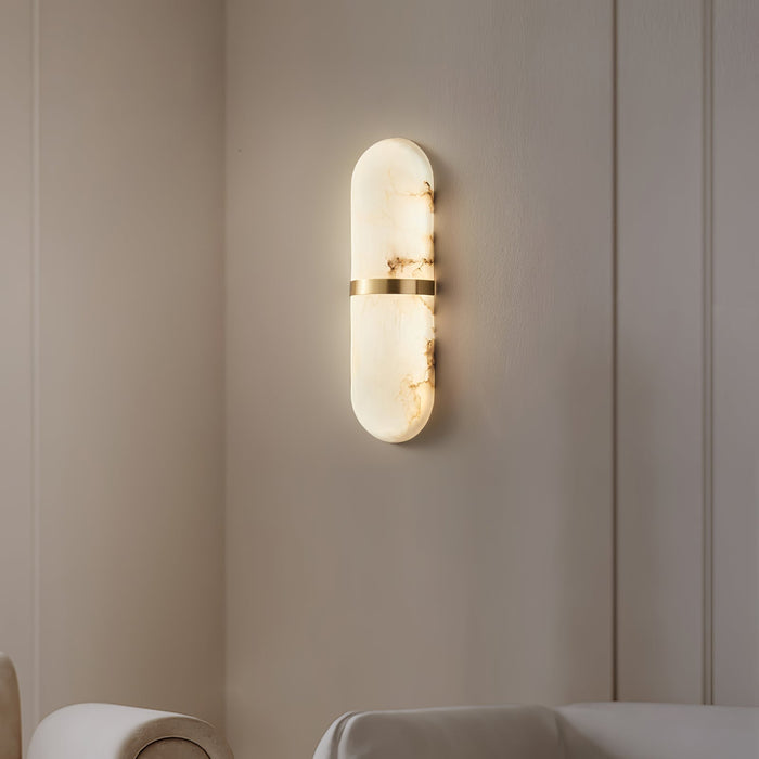 Alabaster Pill Wall Light - Simprolos