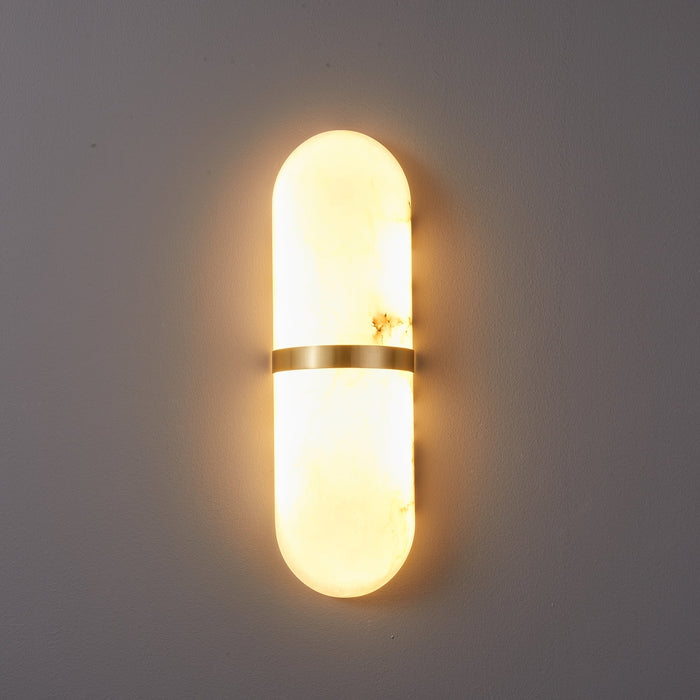 Alabaster Pill Wall Light - Simprolos