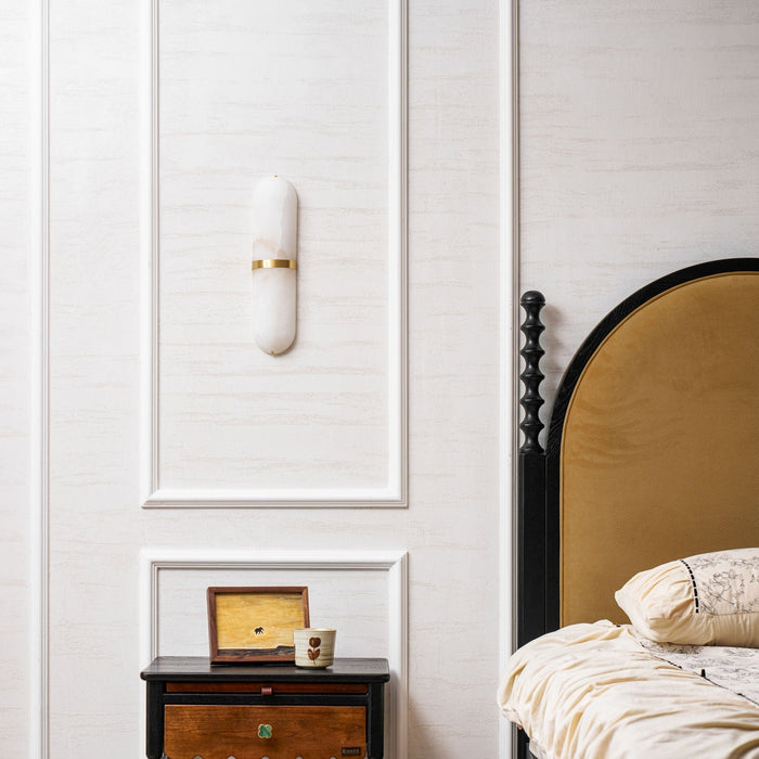 Alabaster Pill Wall Light - Simprolos