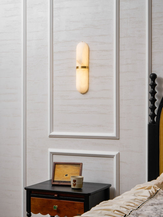 Alabaster Pill Wall Light - Simprolos