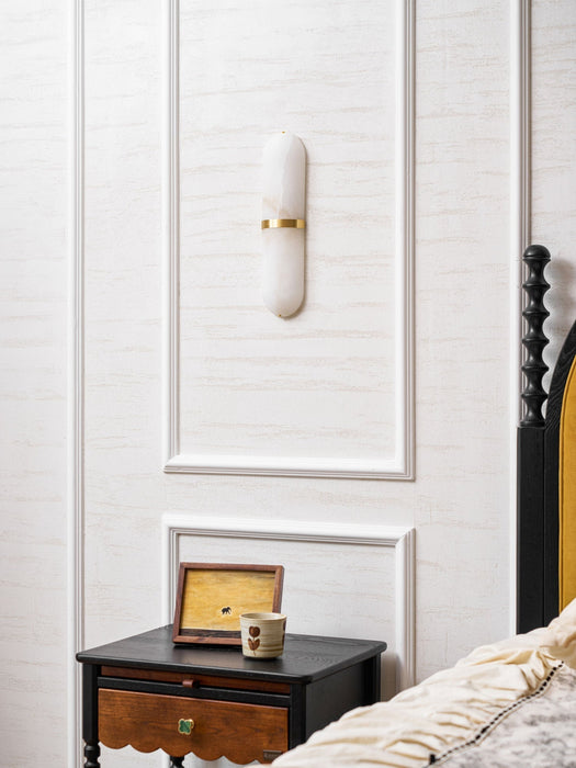 Alabaster Pill Wall Light - Simprolos