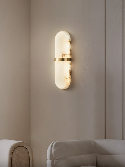 Alabaster Pill Wall Light - Simprolos