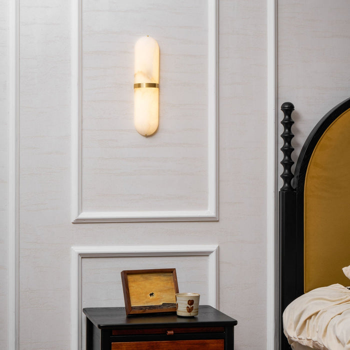 Alabaster Pill Wall Light - Simprolos