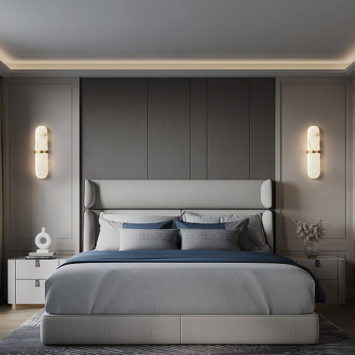 Alabaster Pill Wall Light - Simprolos