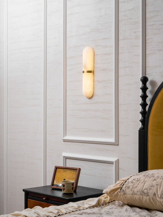 Alabaster Pill Wall Light - Simprolos