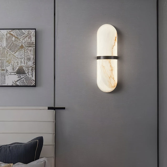 Alabaster Pill Wall Light - Simprolos