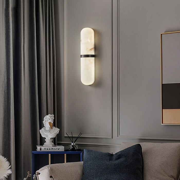 Alabaster Pill Wall Light - Simprolos