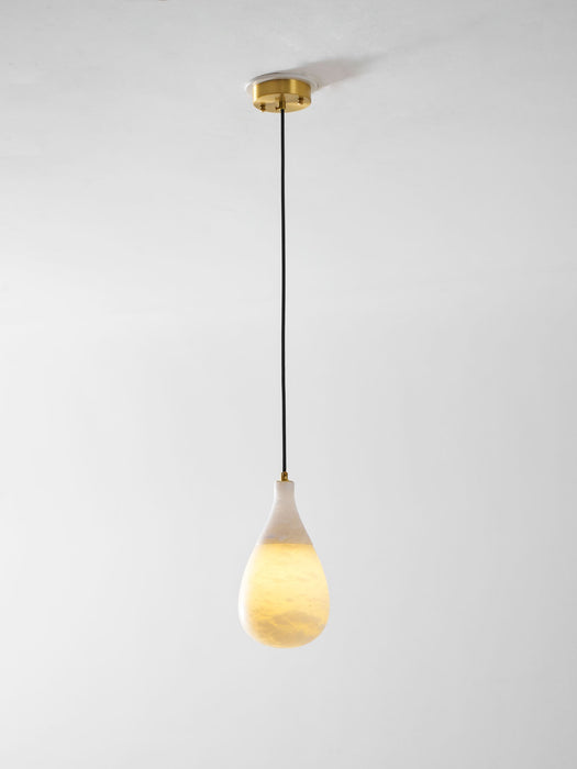 Alabaster Raindrop Pendant Light - Simprolos