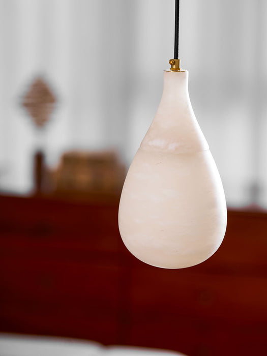 Alabaster Raindrop Pendant Light - Simprolos