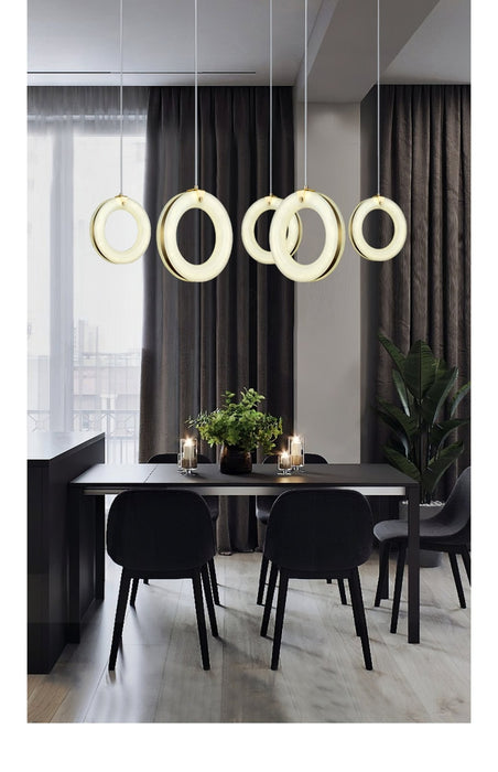 Alabaster Ring Alabaster Pendant Light - Simprolos