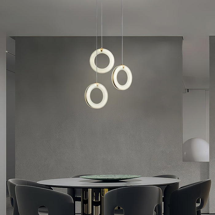 Alabaster Ring Alabaster Pendant Light - Simprolos