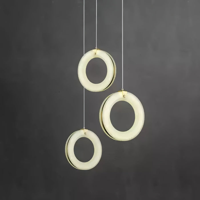 Alabaster Ring Alabaster Pendant Light - Simprolos