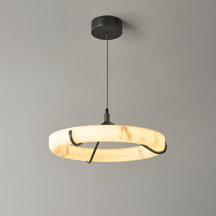 Alabaster Ring Pendant Lamp - Simprolos