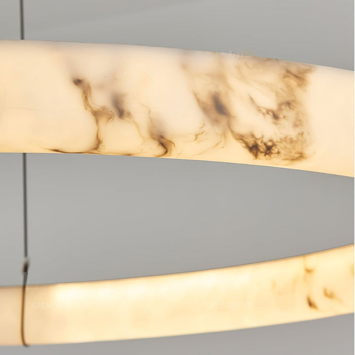 Alabaster Ring Pendant Lamp - Simprolos