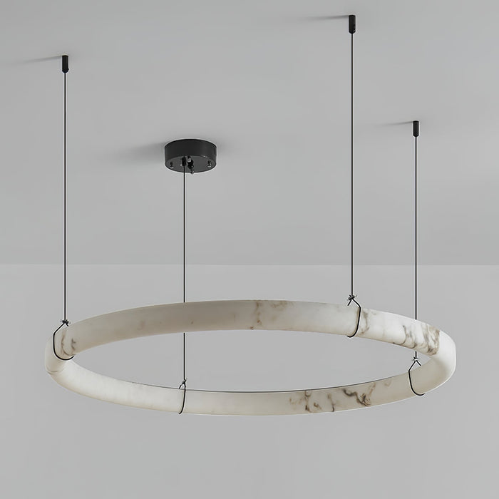 Alabaster Ring Pendant Lamp - Simprolos