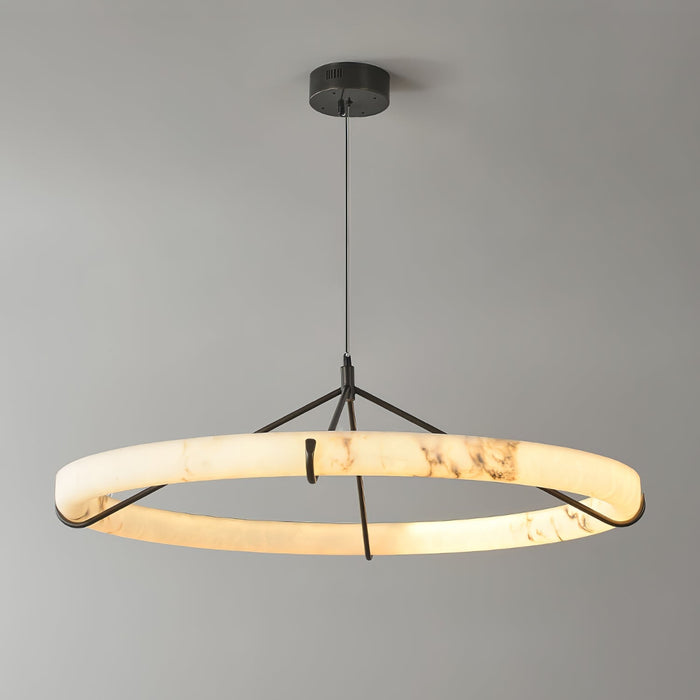 Alabaster Ring Pendant Lamp - Simprolos