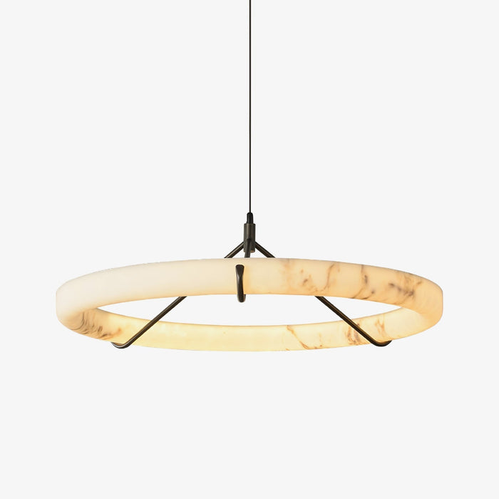 Alabaster Ring Pendant Lamp - Simprolos