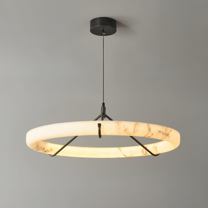 Alabaster Ring Pendant Lamp - Simprolos