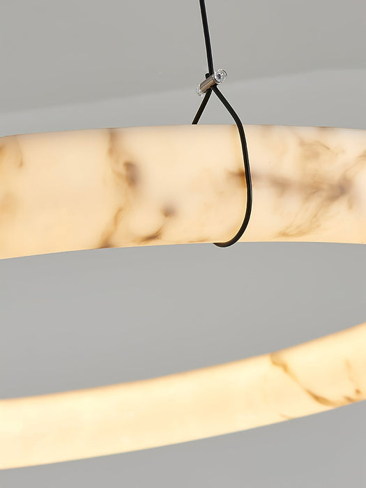 Alabaster Ring Pendant Lamp - Simprolos