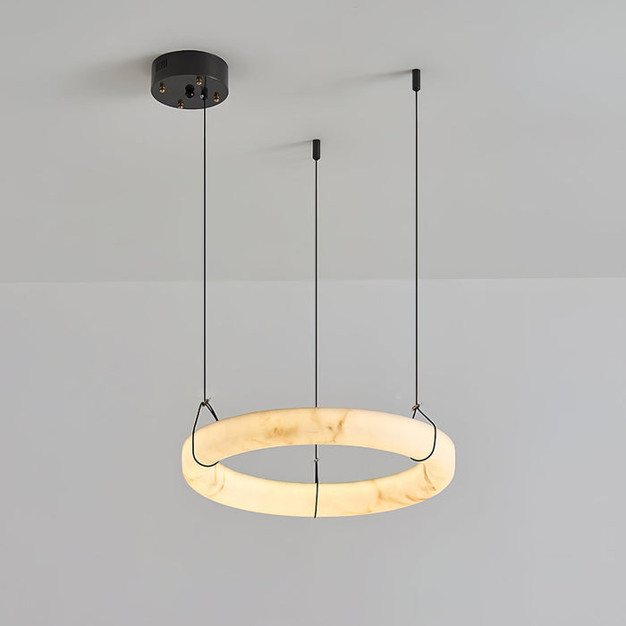 Alabaster Ring Pendant Lamp - Simprolos