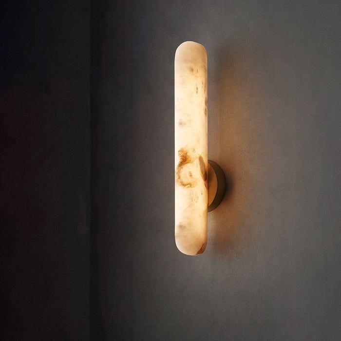 Alabaster Rod Sconce - Simprolos
