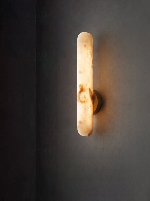 Alabaster Rod Sconce - Simprolos