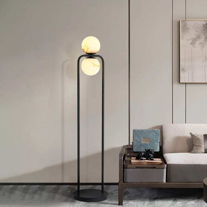 Alabaster Tribeca Floor Lamp - Simprolos