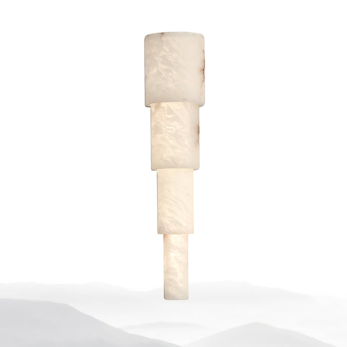 Alba Cascade Alabaster Wall Sconce - Simprolos