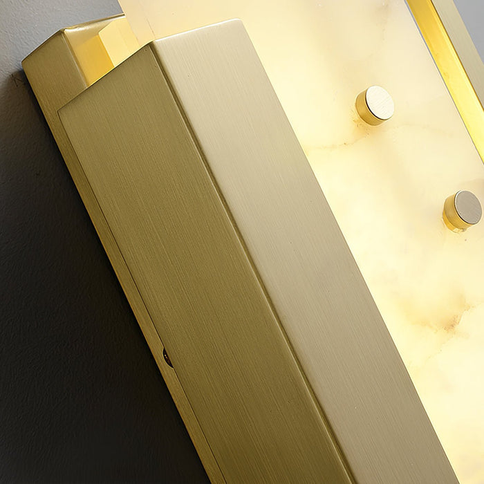 Althea Alabaster Wall Sconce - Simprolos
