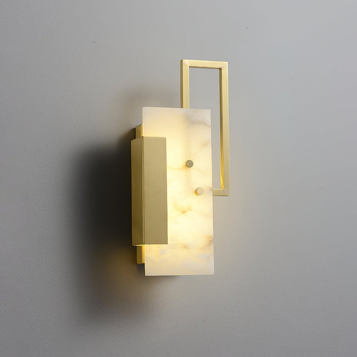 Althea Alabaster Wall Sconce - Simprolos