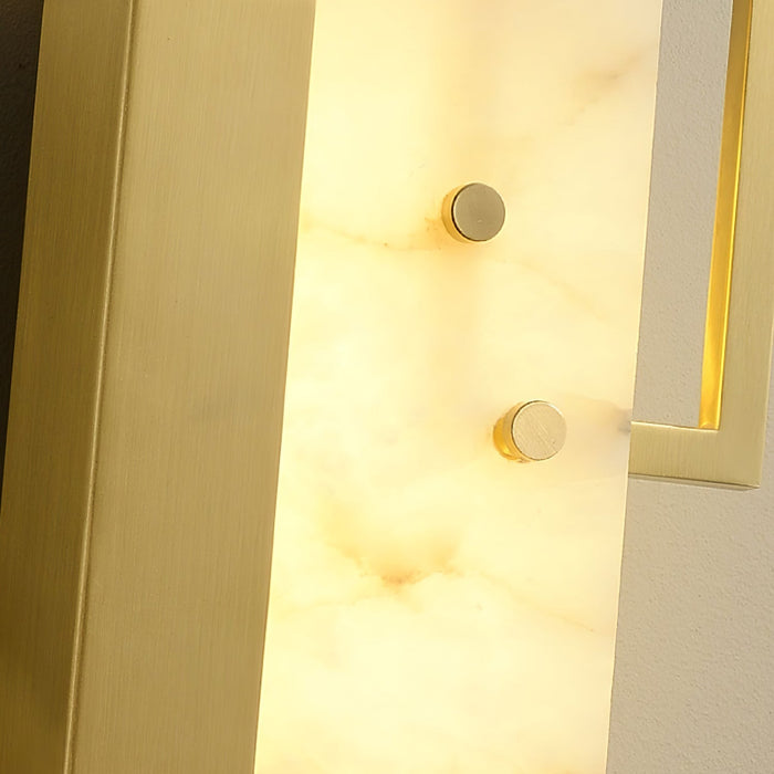 Althea Alabaster Wall Sconce - Simprolos