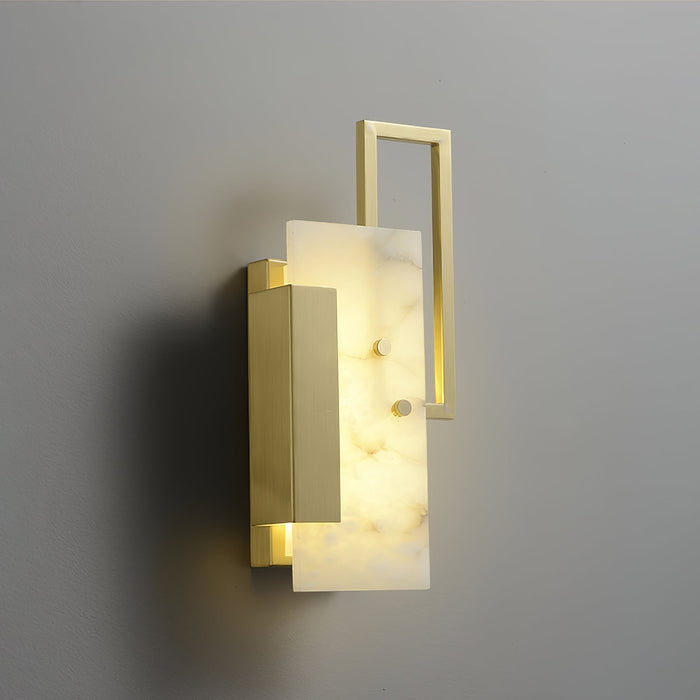Althea Alabaster Wall Sconce - Simprolos