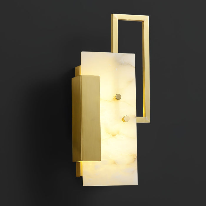 Althea Alabaster Wall Sconce - Simprolos