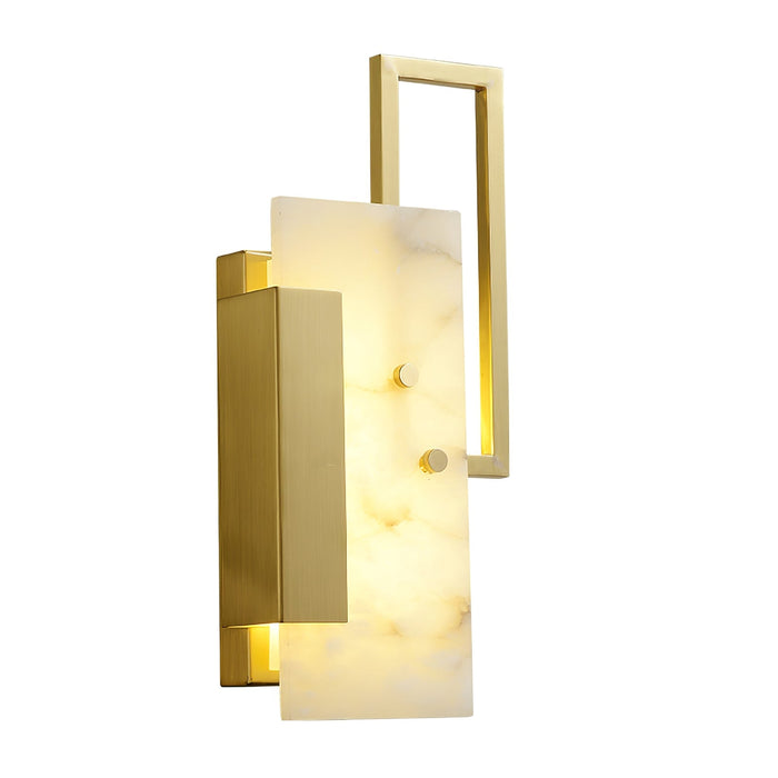 Althea Alabaster Wall Sconce - Simprolos