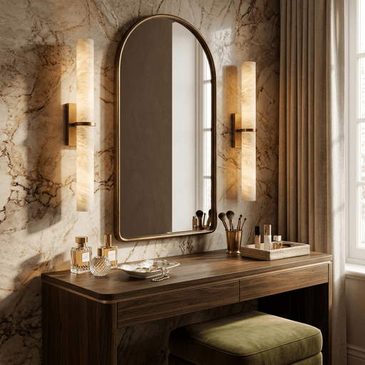 Aluna Alabaster Bar Wall Light - Simprolos