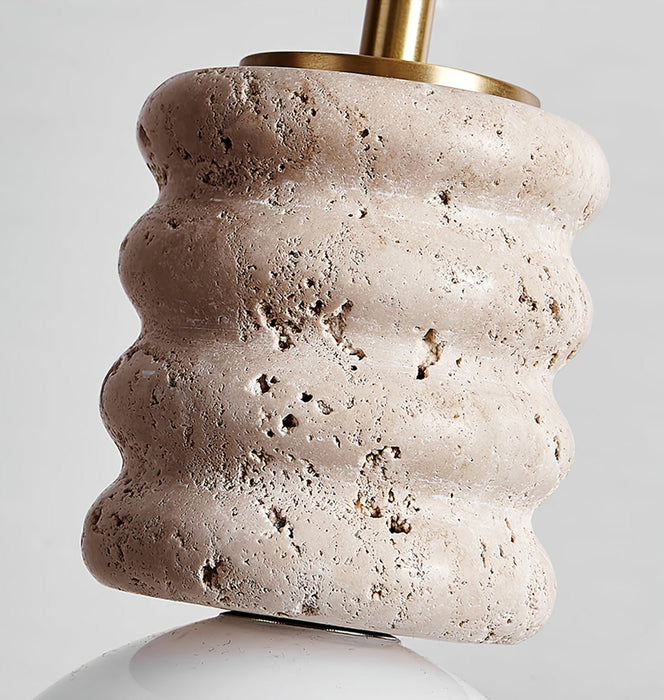Alvia Travertine Pendant Lamp - Simprolos