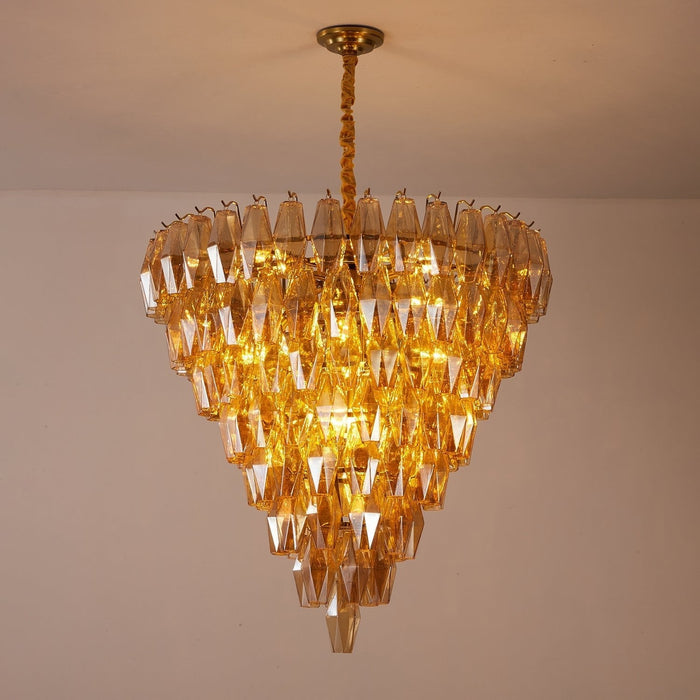 Amber Empire Chandelier - Simprolos
