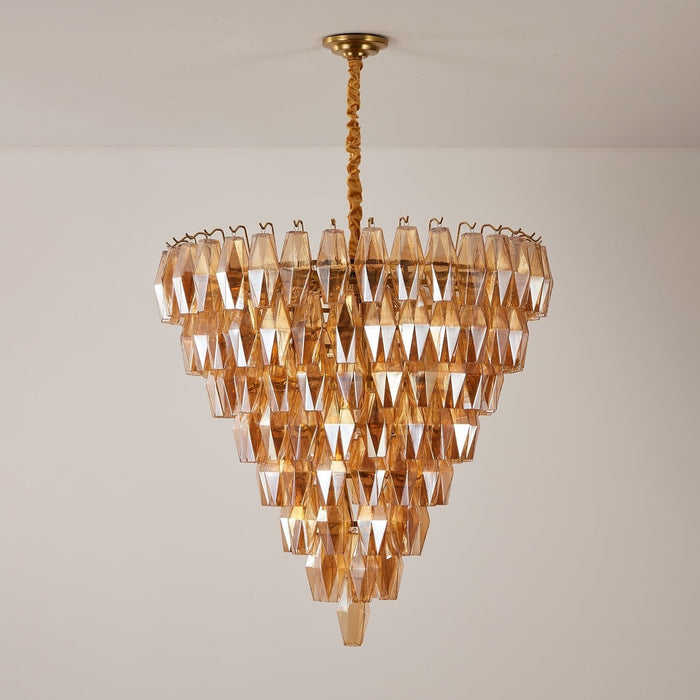 Amber Empire Chandelier - Simprolos