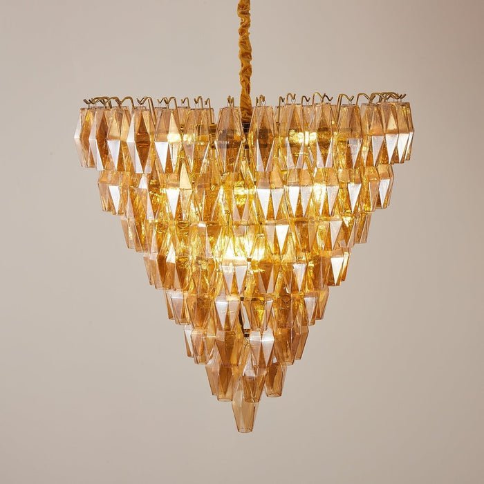 Amber Empire Chandelier - Simprolos